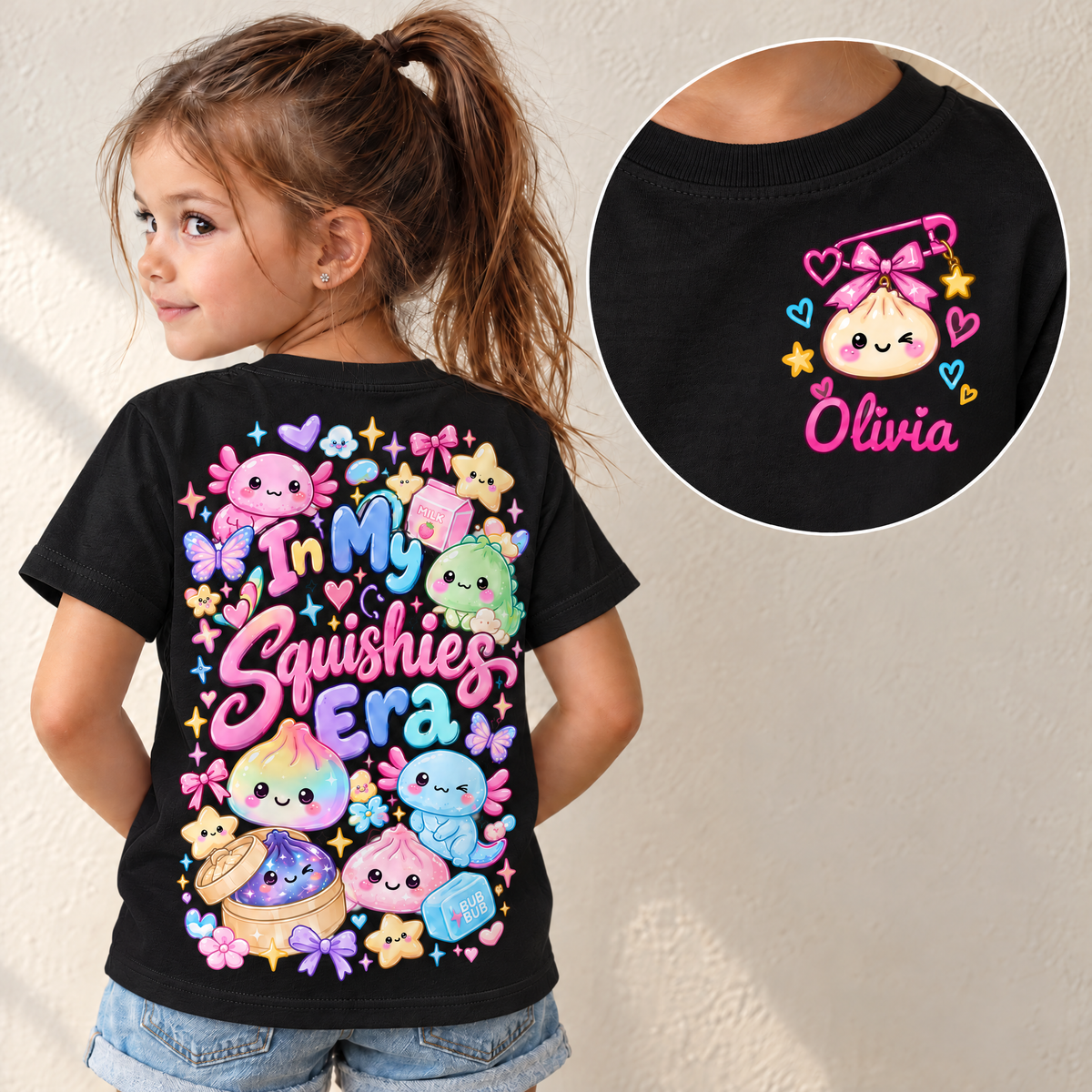 Kinder-T-Shirt – „In My Squishies Era“ mit Namen – mit Squishy – Personalisiert #98212 [PC-GALLERY:cmv14g09r0061p7f24rrc8fw0:dad65c3e-8ddf-4278-8b12-696162aa535b:0c3790c84242e22d5e208a9f30cc3c07025207bf4c9e9b0c7fcddce6fa45b760]