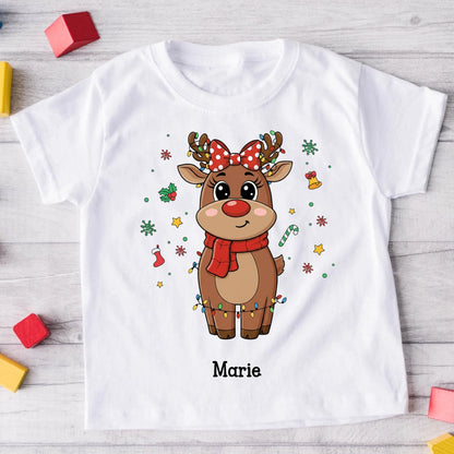 Weihnachts-T-Shirt für die ganze Familie mit Rentiermotiv - Weihnachtsgeschenk #421