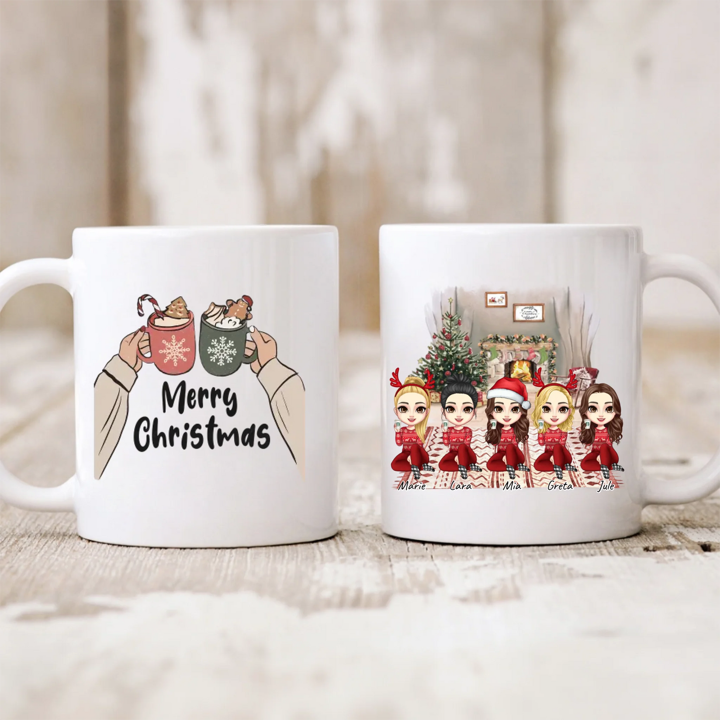 Freundinnen-Tasse - Weihnachtsgeschenk #90
