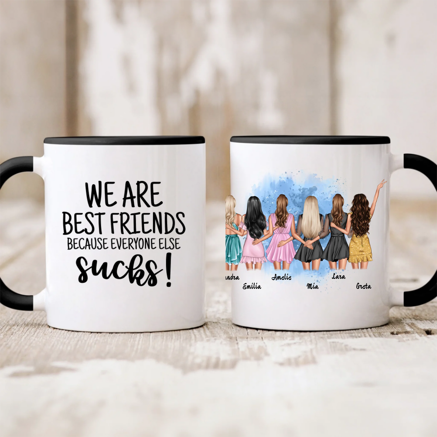 Freundinnen-Tasse - Weihnachtsgeschenk #997