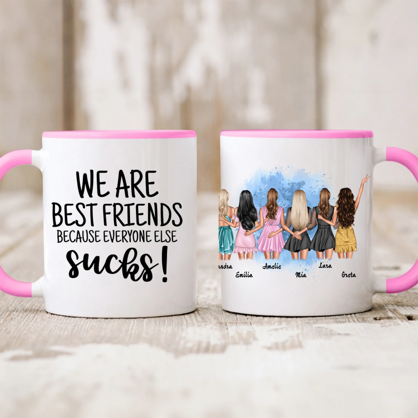 Freundinnen-Tasse - Weihnachtsgeschenk #997