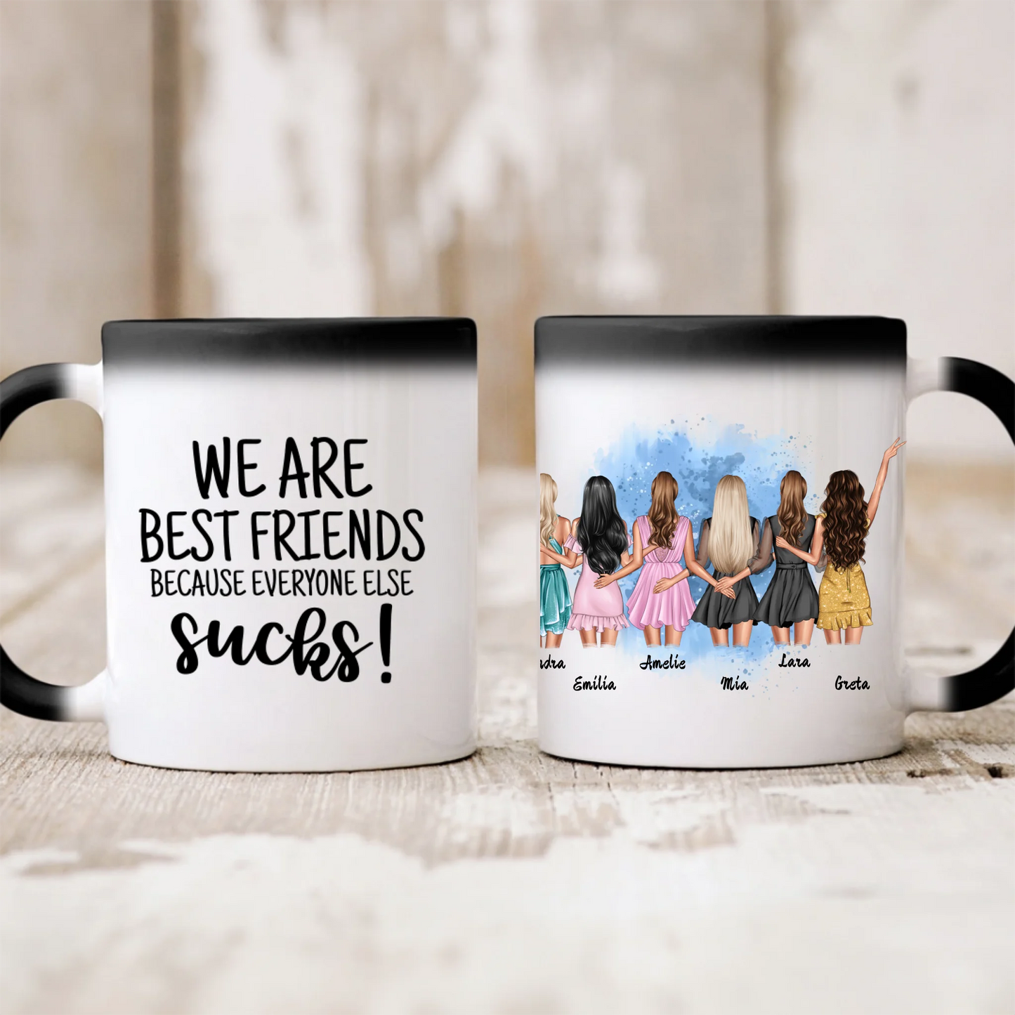 Freundinnen-Tasse - Weihnachtsgeschenk #997