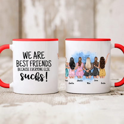 Freundinnen-Tasse - Weihnachtsgeschenk #997