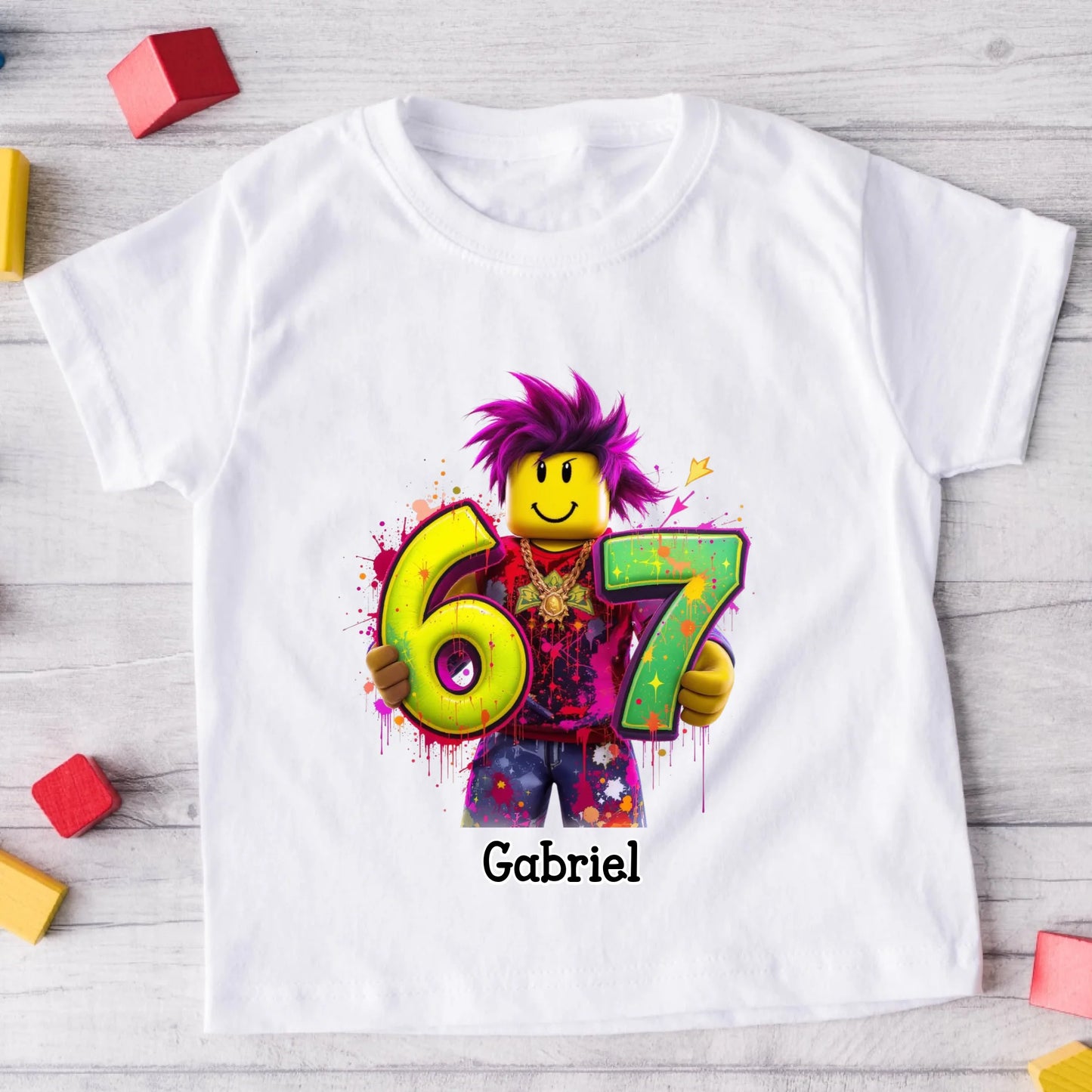 KINDER T-SHIRT - 67- SIX SEVEN - WEIHNACHTSGESCHENK #0291