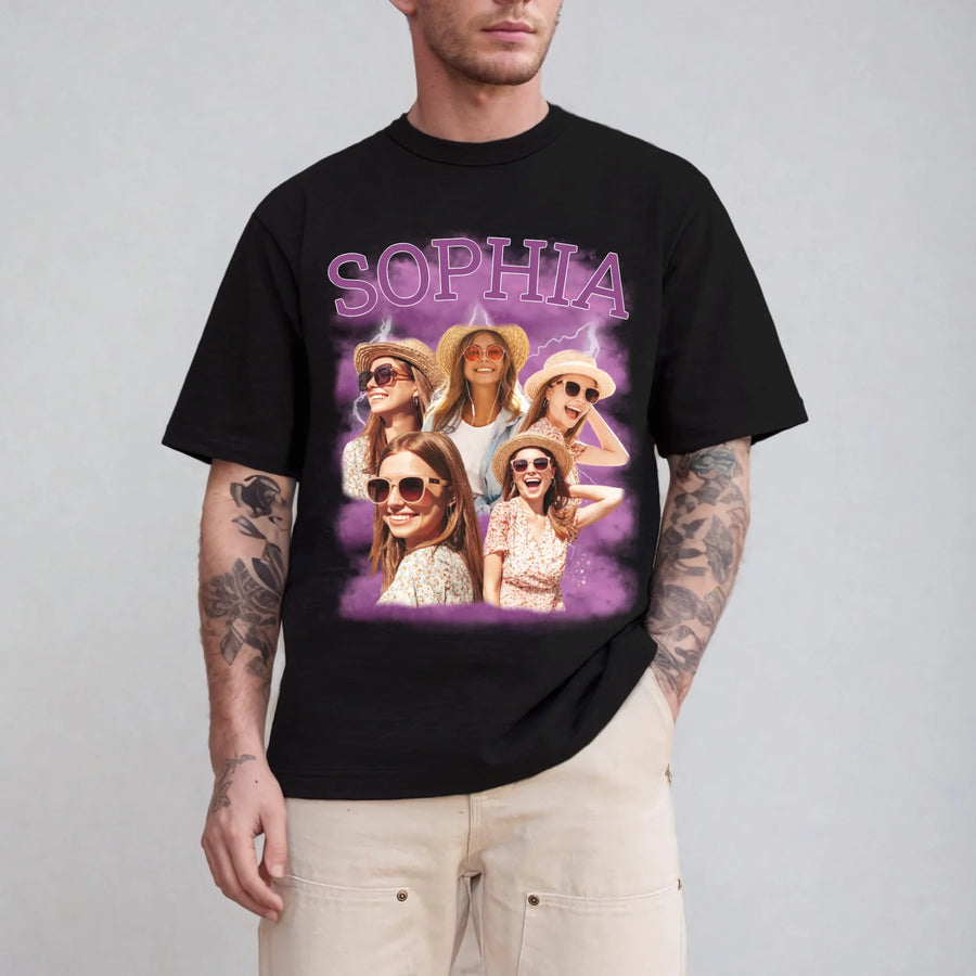 Personalisierte Bootleg-T-Shirt mit Foto #12