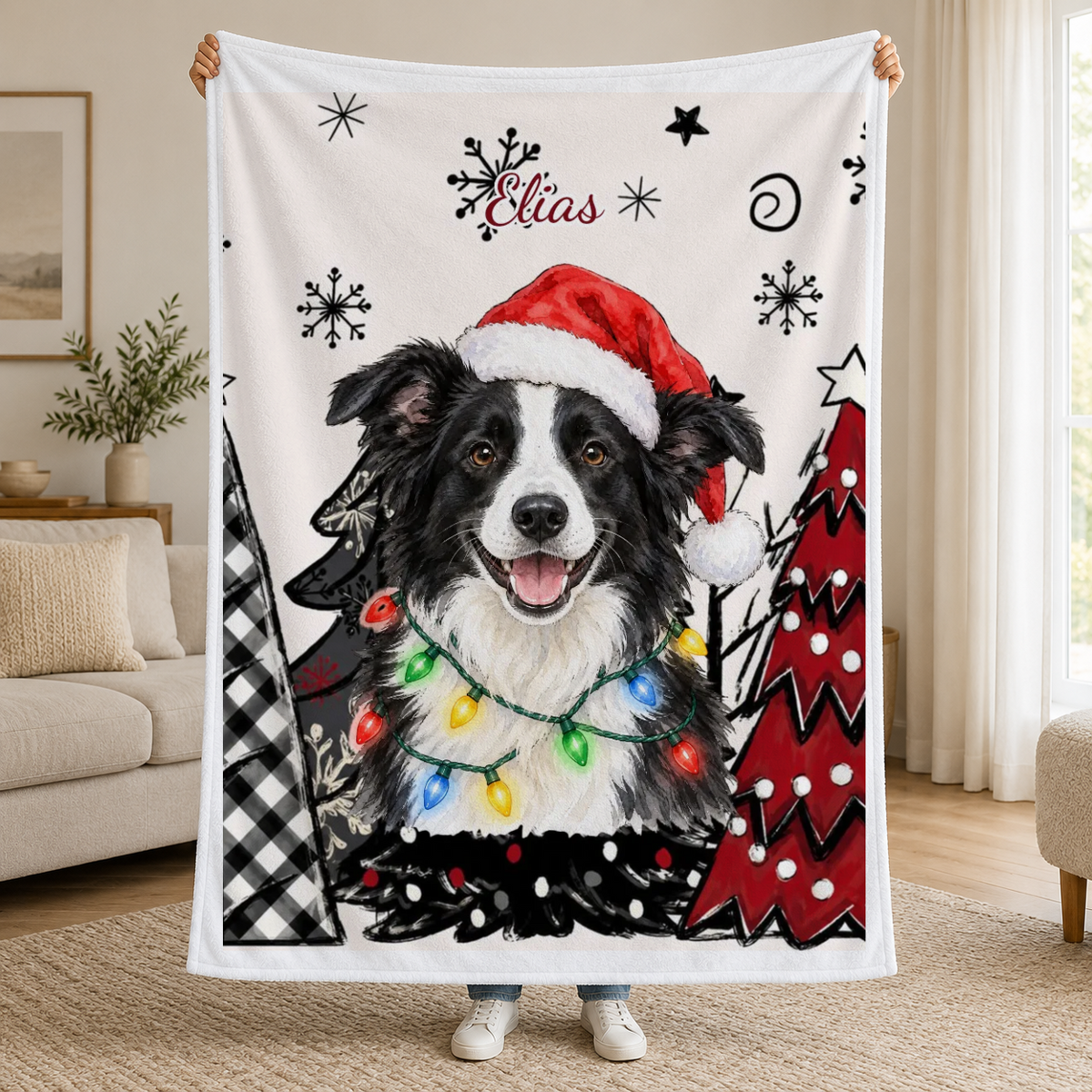Personalisierte Decke mit einem Foto Ihres Hundes oder Ihrer Katze – Weihnachtliches Kuscheln #106677 [PC-MOCKUP:cmuu3bmgs0011sa0kjywqg2bm:e5de6a8e52d87150d6be33d4:e5de6a8e52d87150d6be33d4639cea26a51b97a315e526b85028960b5521da76]