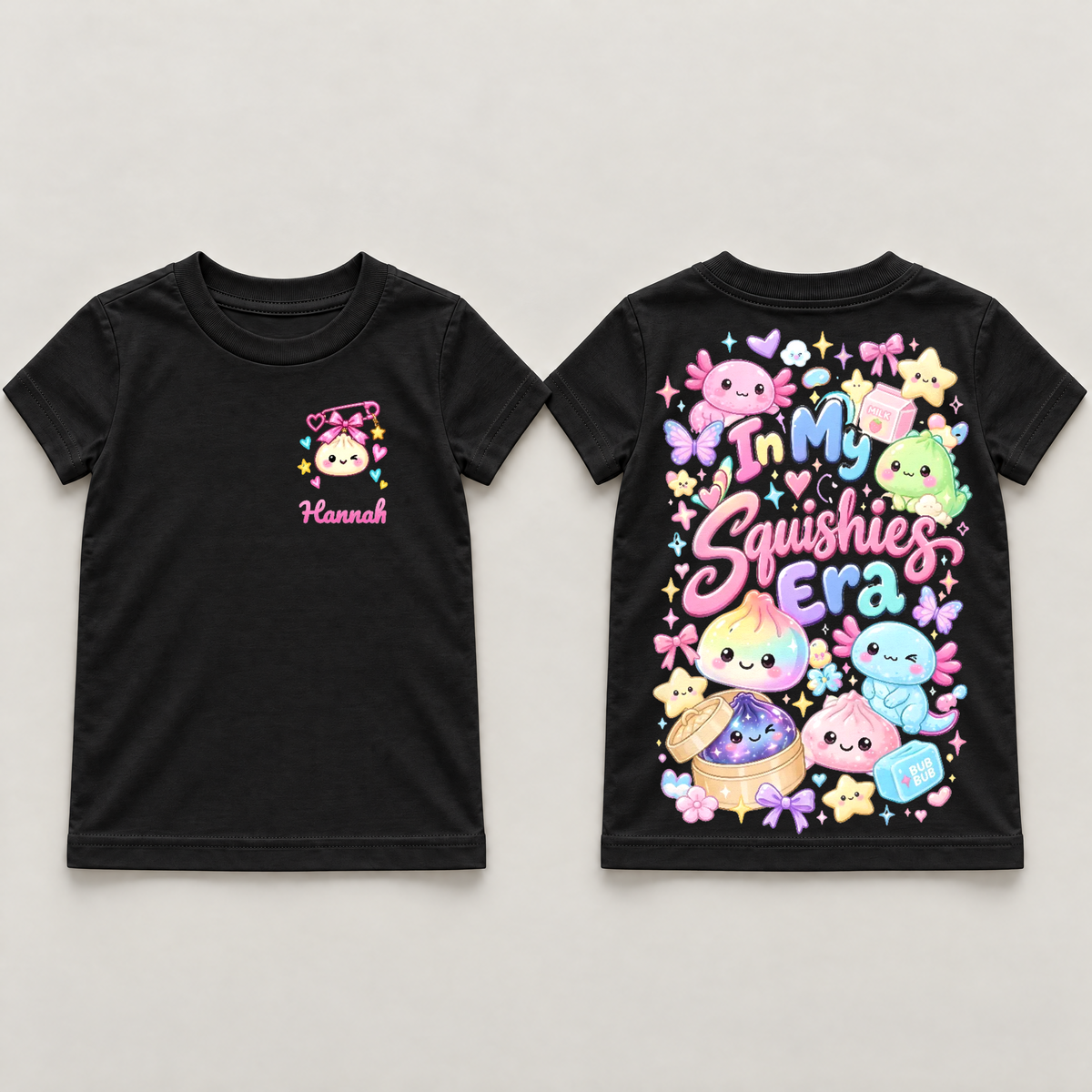 Kinder-T-Shirt – „In My Squishies Era“ mit Namen – mit Squishy – Personalisiert #98212 [PC-MOCKUP:cmv14g09r0061p7f24rrc8fw0:a22d2616e0e741241f3db632:a22d2616e0e741241f3db632969c2112e7239b99775235be295ded71b9352585]