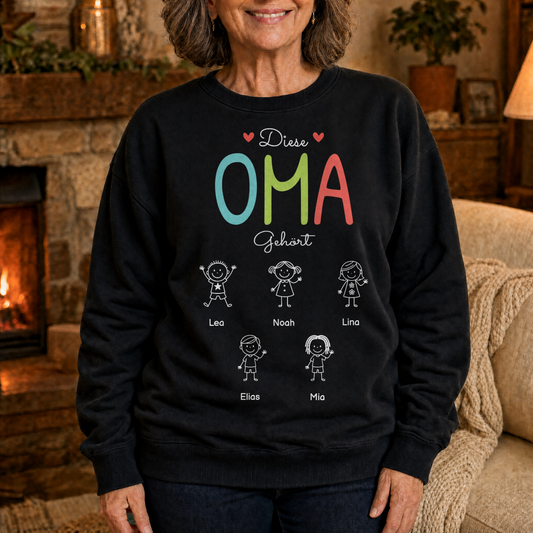 Sweatshirt für Oma mit Enkeln – Personalisiert #9128700 [PC-MOCKUP:cmv54cuxu00q1onu50b8bxxyi:cc1eba87fe3ea9dae9236415:cc1eba87fe3ea9dae923641564919832553f182ba370072f46d895af63aa19f1]