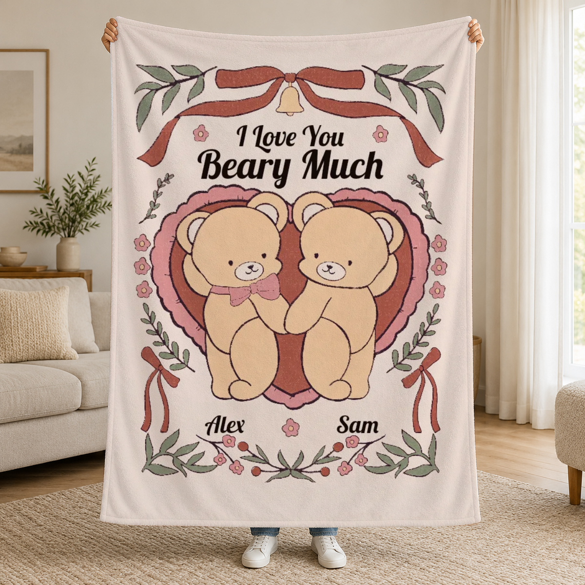 Decke für Paare mit Teddybären und Namen – Personalisiert #62784 [PC-MOCKUP:cmvlvv5hq0011qsviabnwn1hk:6b59dbf72d3bb76fd8dbde77:6b59dbf72d3bb76fd8dbde77f550063829564c4375160cfc3a2cad518b9d4a2b]